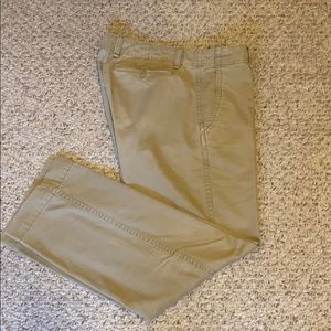Men’s Old Navy “broken in” khakis. Size 34